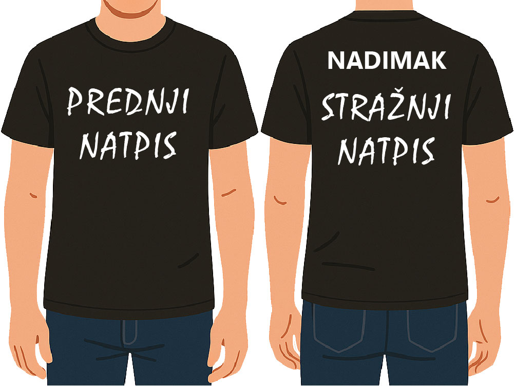 Treća opcija - Tisak na dvije strane i nadimak